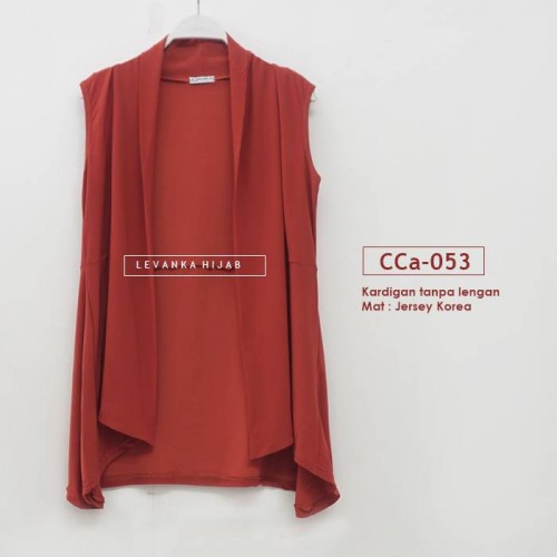 CCa-053 Cardigan Tanpa Lengan